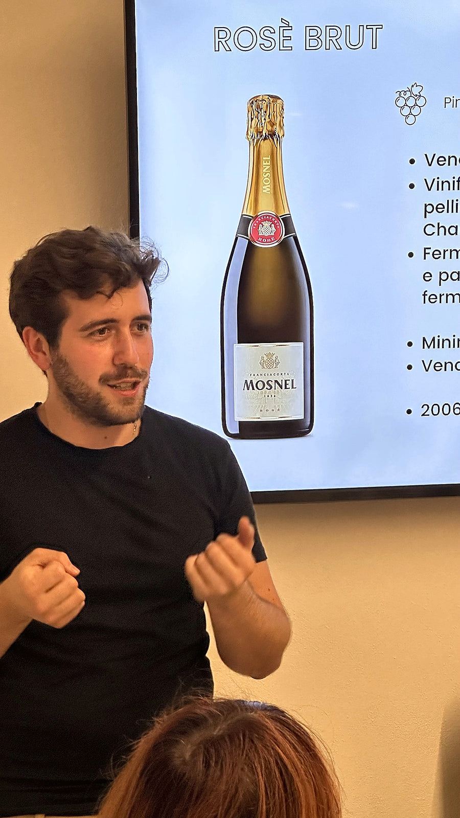 Franciacorta tasting at Talent Kitchen