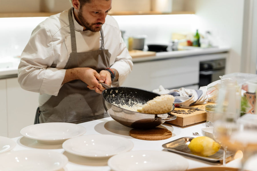 Knife and pan school with Zwilling and Ballarini