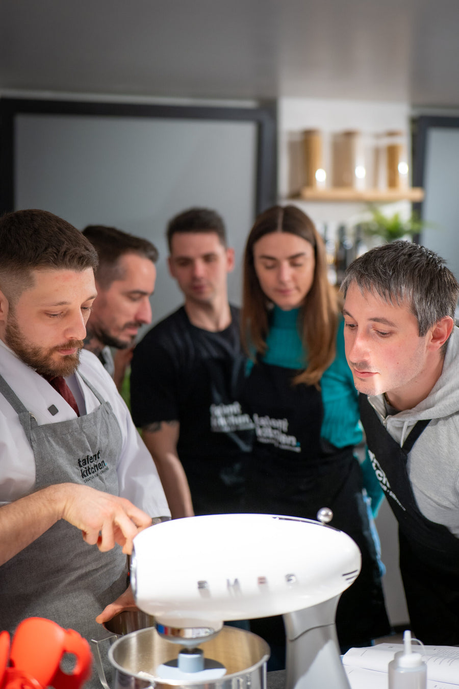 Die Gruppe mit Chef Mirco Telini