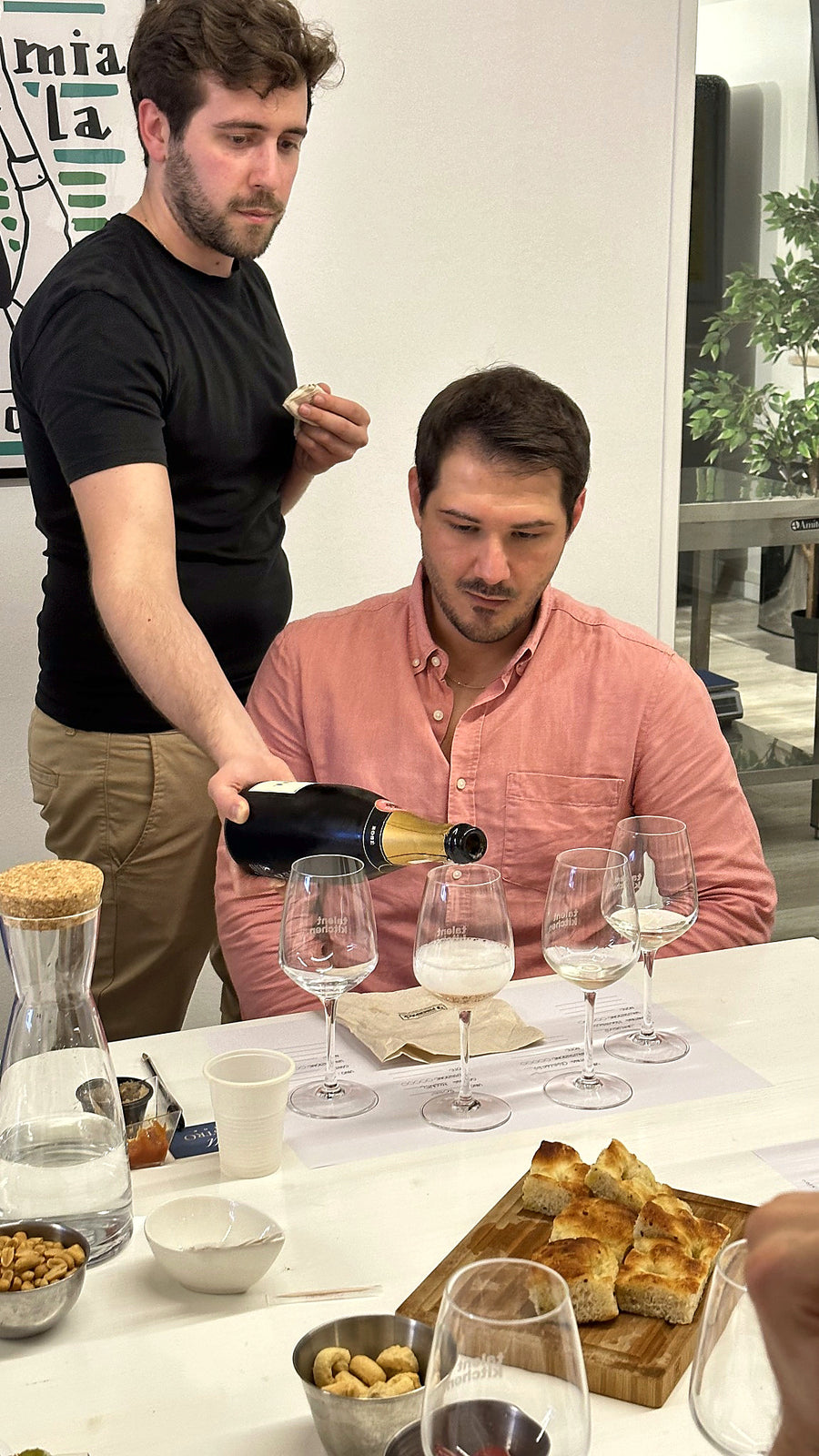 Franciacorta tasting at Talent Kitchen