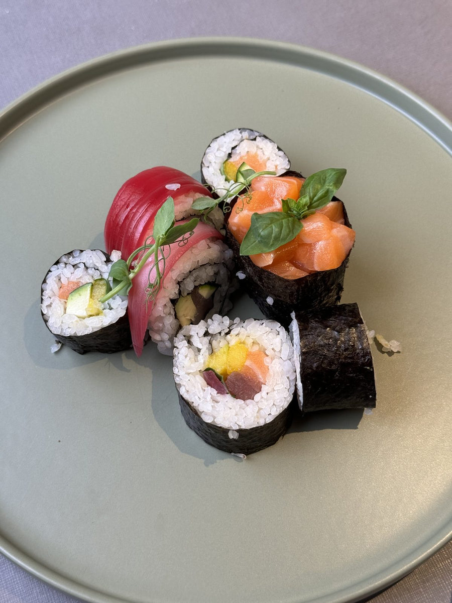 Das Ergebnis: selbst gemachtes Sushi